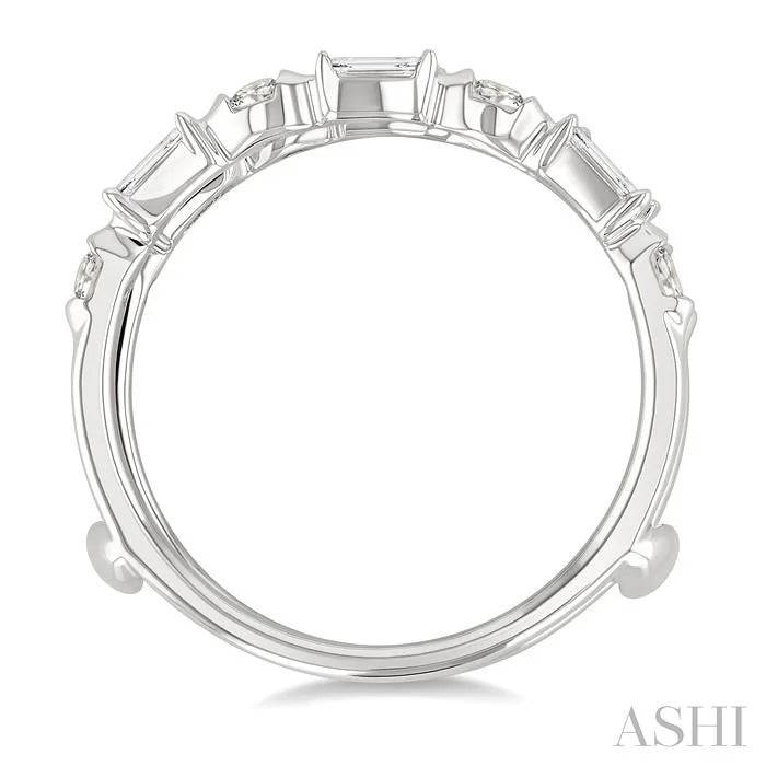 Baguette Diamond Insert Ring