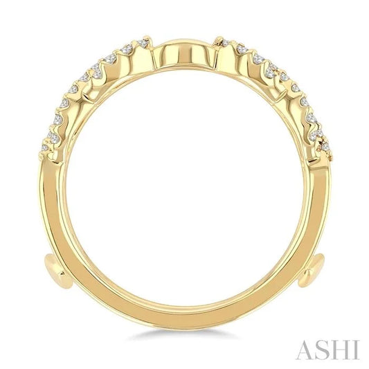 Twisted Diamond Insert Ring