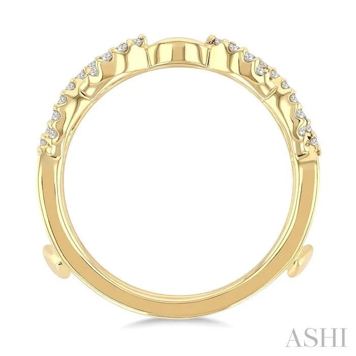 Twisted Diamond Insert Ring