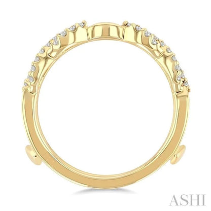 Twisted Diamond Insert Ring
