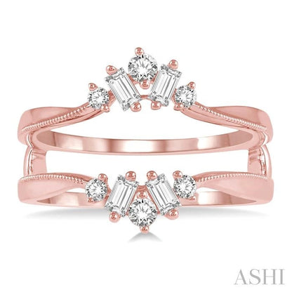 Baguette Diamond Insert Ring