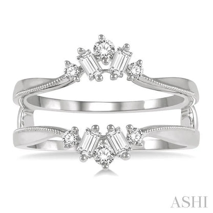 Baguette Diamond Insert Ring