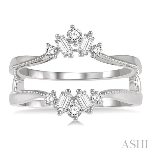 Baguette Diamond Insert Ring