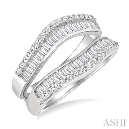 Baguette Diamond Insert Ring