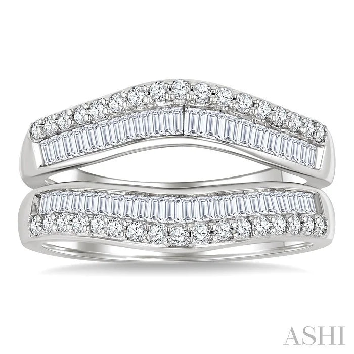 Baguette Diamond Insert Ring