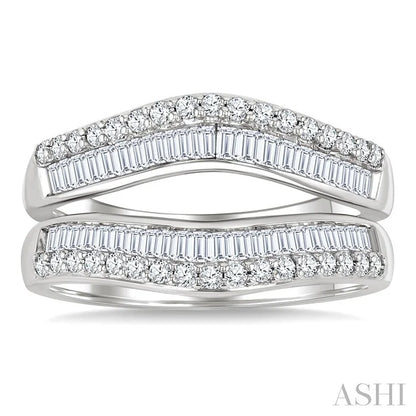 Baguette Diamond Insert Ring