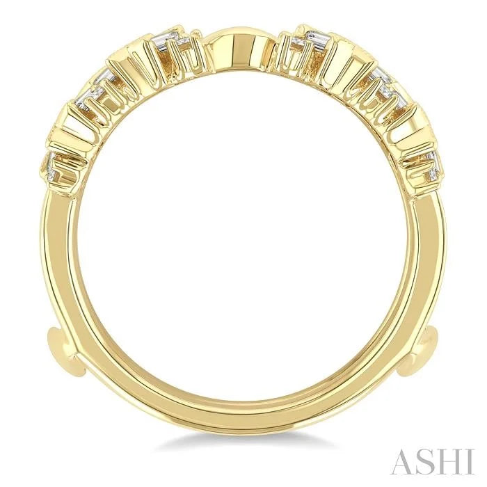 Zig-Zag Diamond Insert Ring