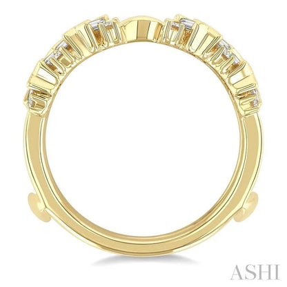Zig-Zag Diamond Insert Ring