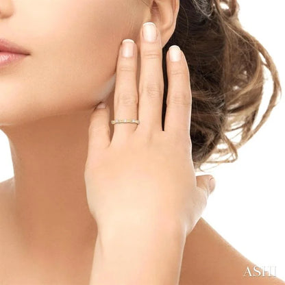 Stackable Diamond Fashion Bamboo Ring