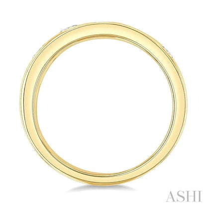 Mixed Shape Bezel Set Diamond Fashion Band