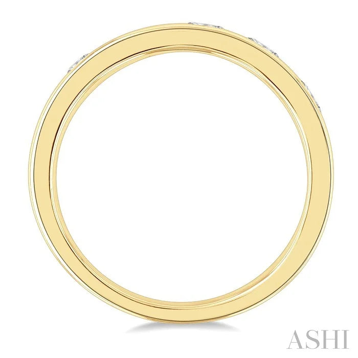 Mixed Shape Bezel Set Diamond Fashion Band