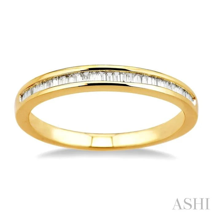 Channel Set Baguette Diamond Wedding Band