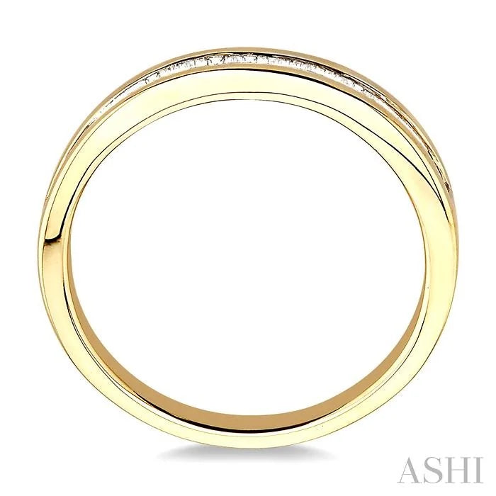 Channel Set Baguette Diamond Wedding Band