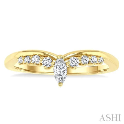 Chevron Diamond Fashion Ring