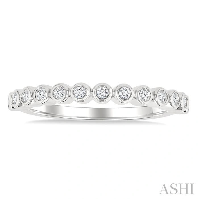 Round Shape Bezel Set Diamond Band