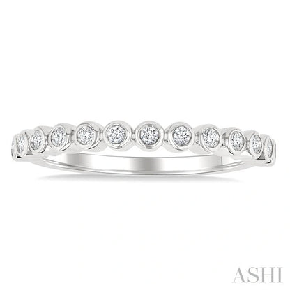 Round Shape Bezel Set Diamond Band