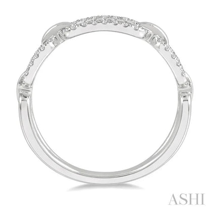 Paperclip Diamond Fashion Ring