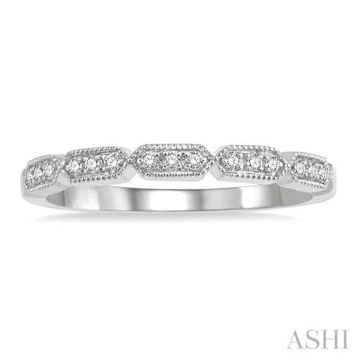 Stackable Diamond Wedding Band