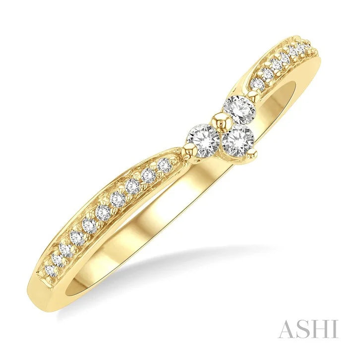 Chevron Diamond Fashion Ring