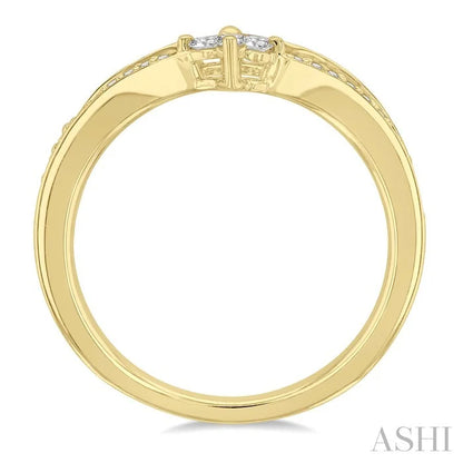 Chevron Diamond Fashion Ring