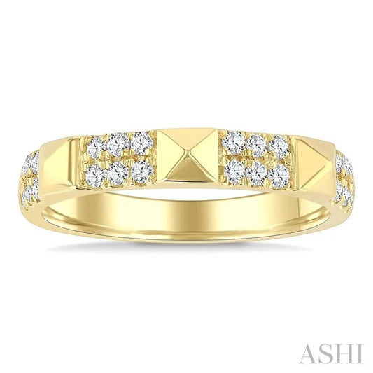Pyramid Diamond Fashion Ring