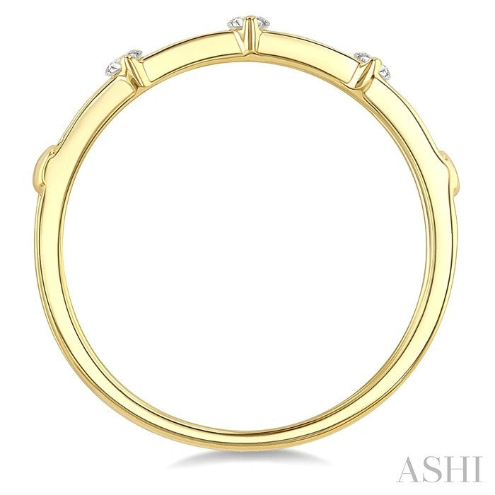 Stackable Open Link Diamond Fashion Band