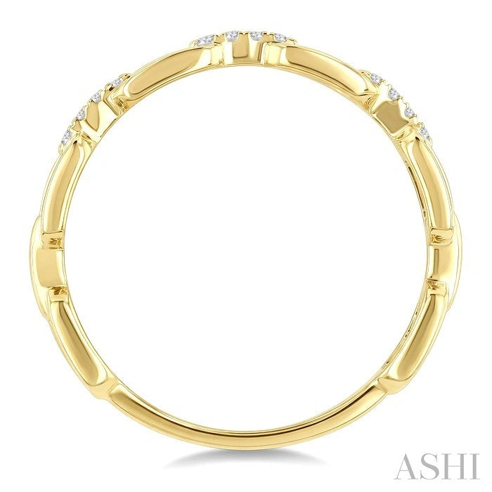 Stackable Open Link Diamond Fashion Band