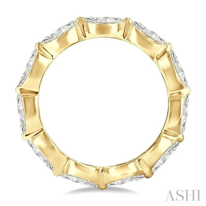Marquise Shape East-West Eternity Diamond Wedding Band