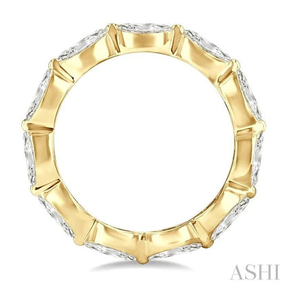 Marquise Shape East-West Eternity Diamond Wedding Band