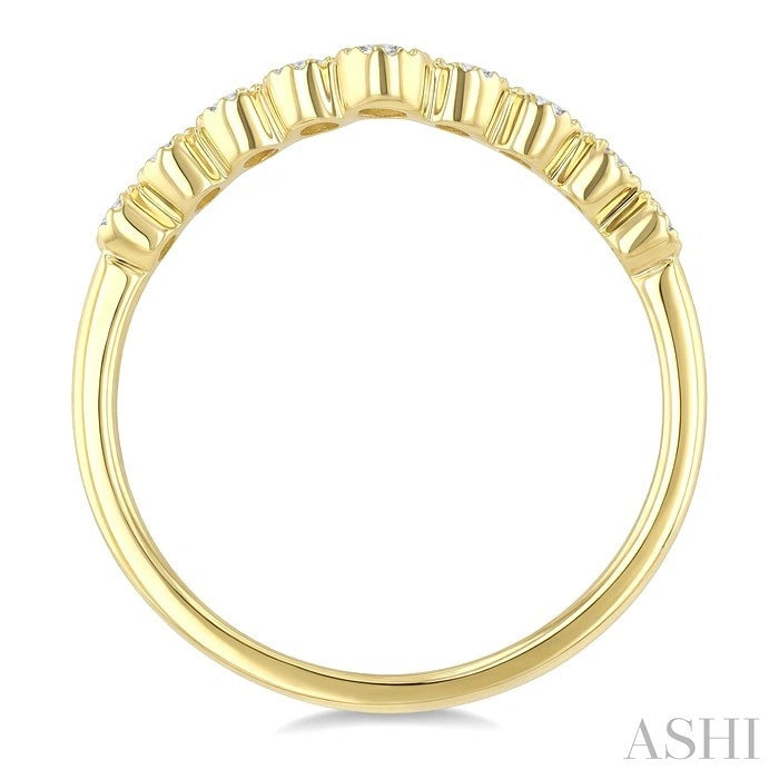 Chevron Diamond Fashion Band