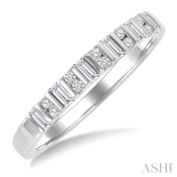 Stackable Baguette Diamond Fashion Band