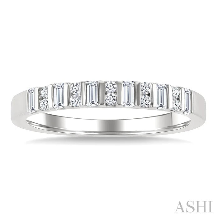 Stackable Baguette Diamond Fashion Band