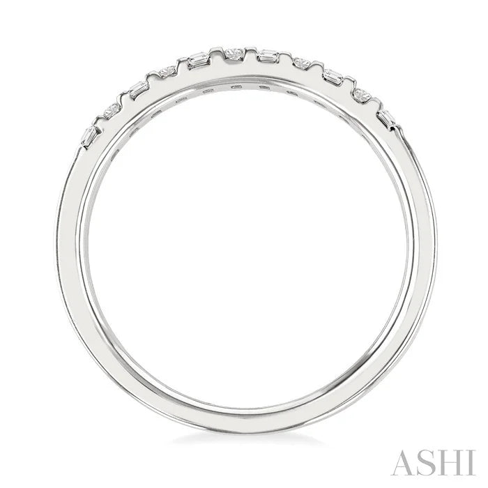 Stackable Baguette Diamond Fashion Band