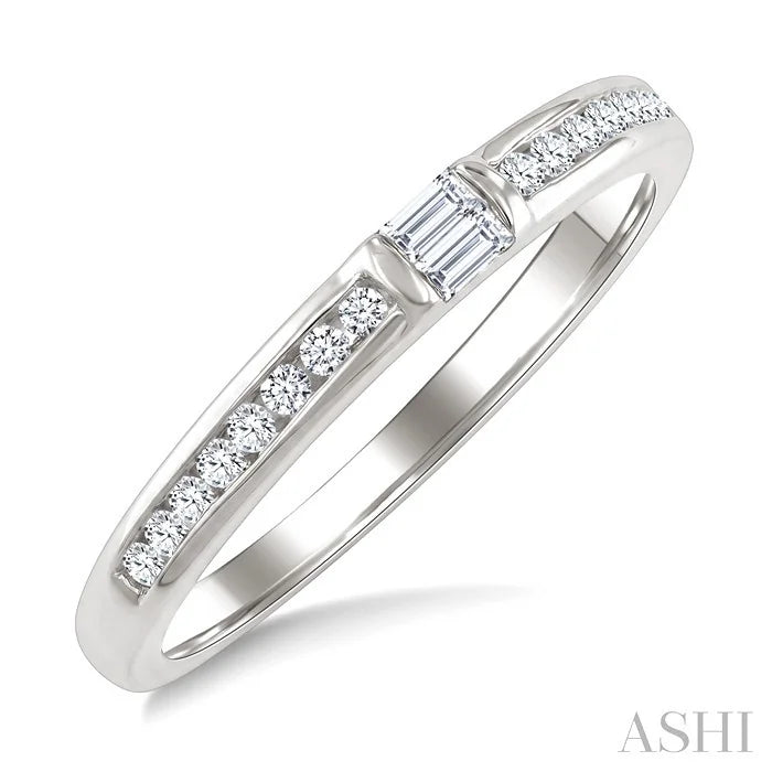 Stackable Baguette Diamond Fashion Band