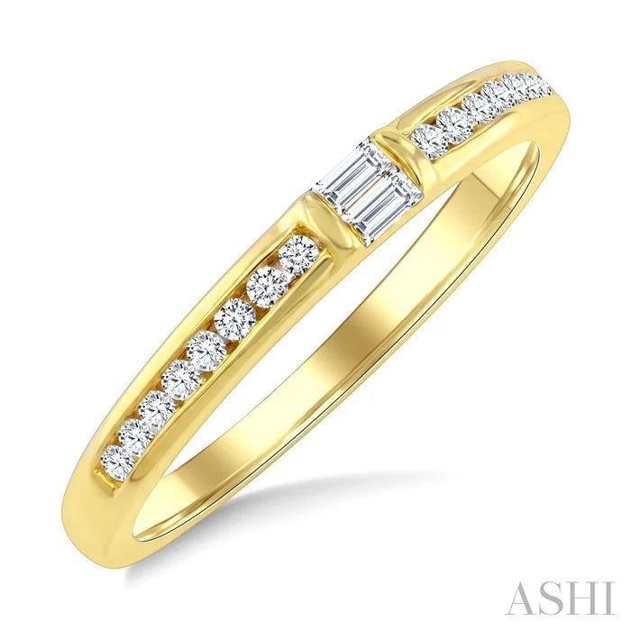 Stackable Baguette Diamond Fashion Band