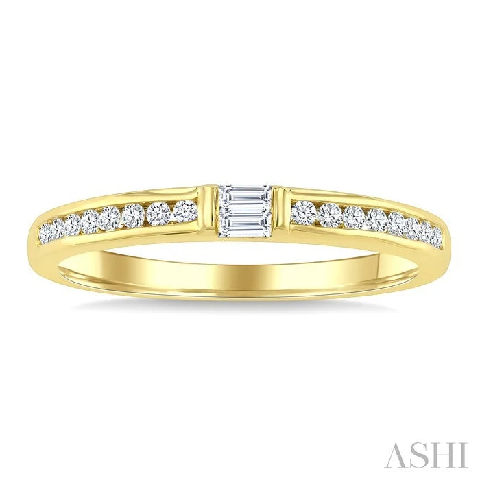 Stackable Baguette Diamond Fashion Band