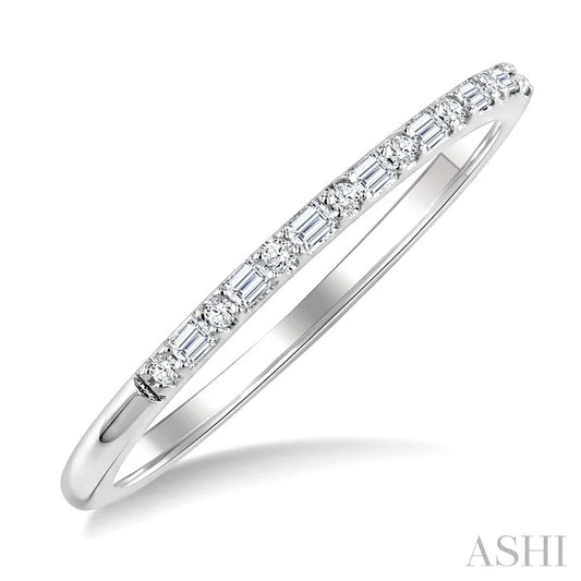 Stackable Baguette Diamond Fashion Band