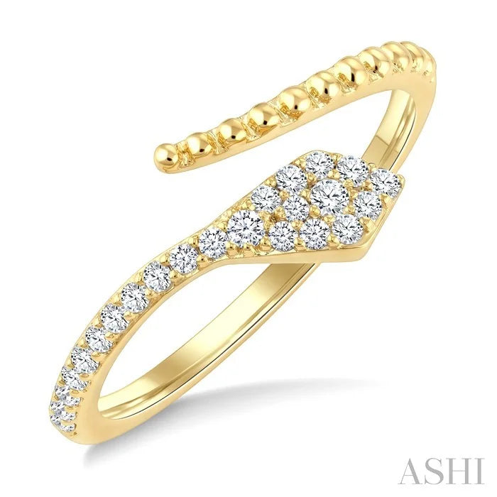 Bead Bijoux Snake Diamond Fashion Open Ring