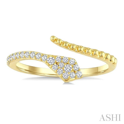 Bead Bijoux Snake Diamond Fashion Open Ring