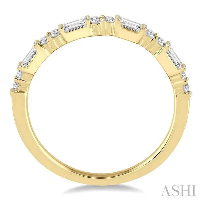Baguette Diamond Wedding Band