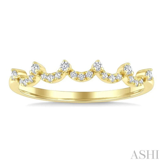 Wave Diamond Stackable Fashion Band