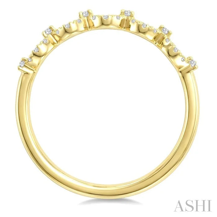 Wave Diamond Stackable Fashion Band