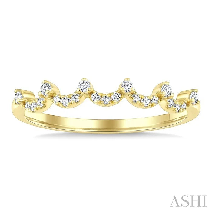 Wave Diamond Stackable Fashion Band