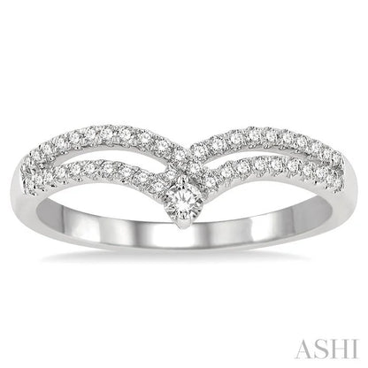 Chevron Diamond Fashion Ring
