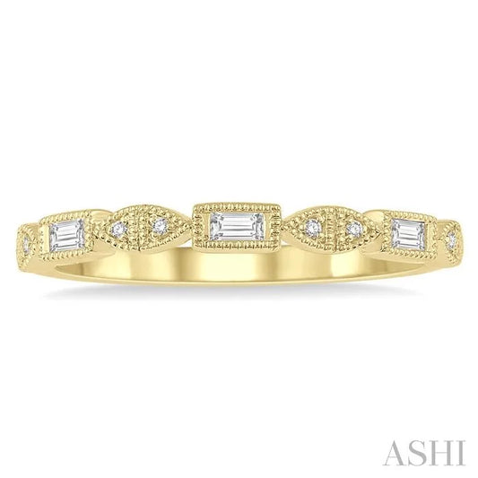 Stackable Baguette Diamond Fashion Band