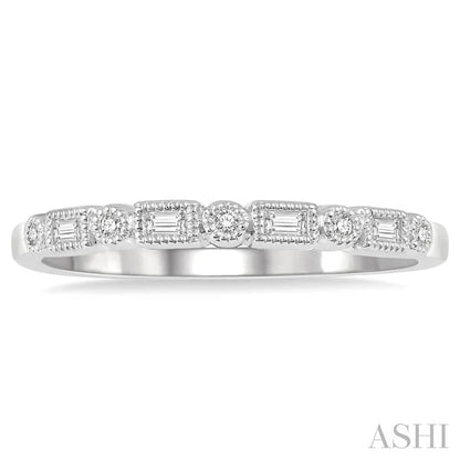 Stackable Baguette Diamond Fashion Band