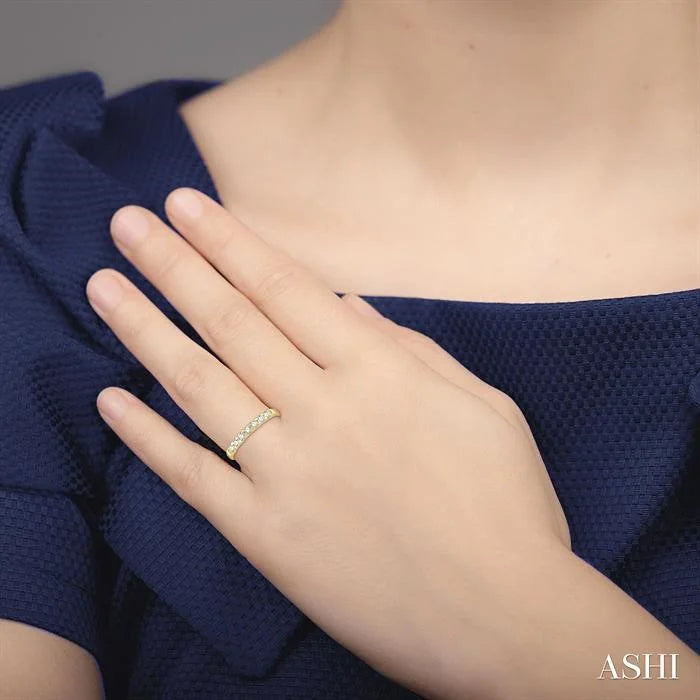 7 Stone Diamond Wedding Band