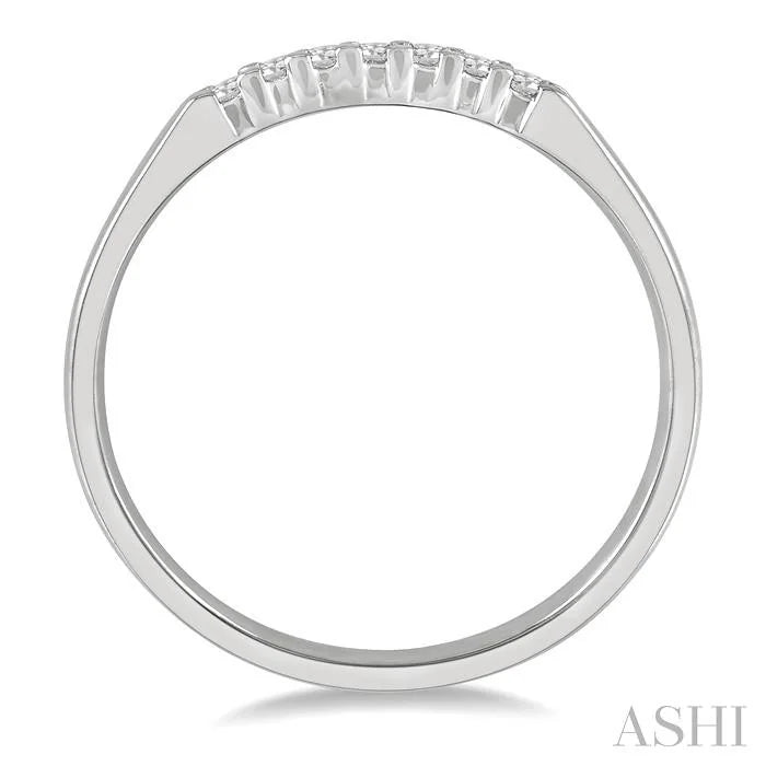 7 Stone Diamond Wedding Band
