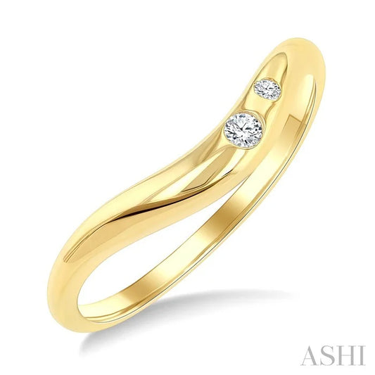 Wave Diamond Stackable Fashion Band