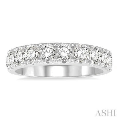 11 Stone Diamond Wedding Band